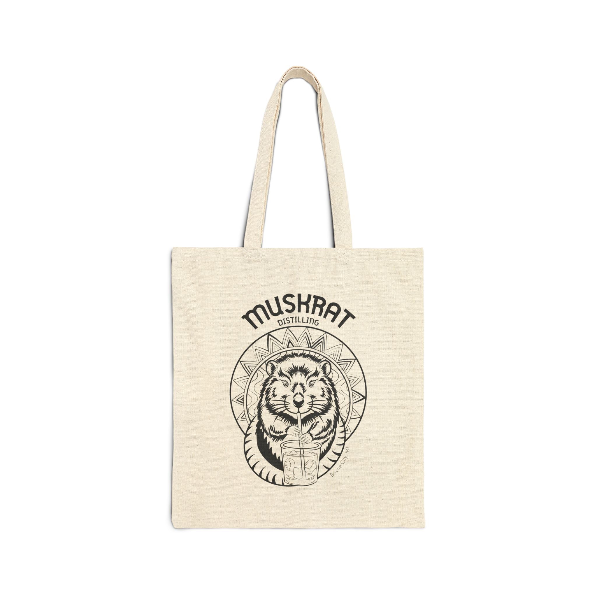 Muskrat Distillery Vintage Logo Tote